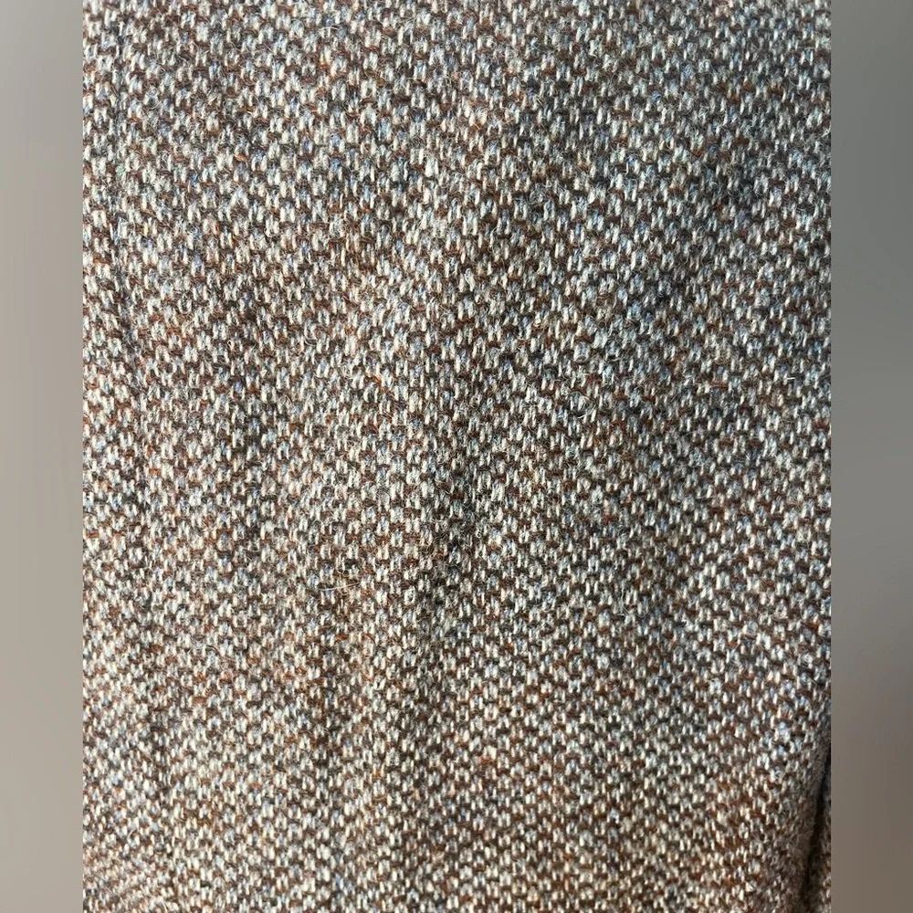 Harris tweed: vintage 70s 100% wool blazer